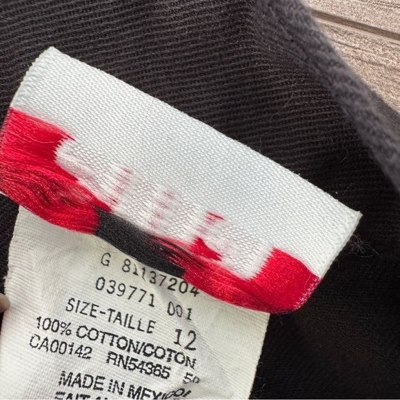 Vintage High Waist Black Women's Shorts - Picture 4 of 8